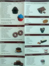 Cake O' Clock menu 2