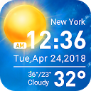 Transparent & clock weather widget 16.6.0.6271_50157 APK Télécharger