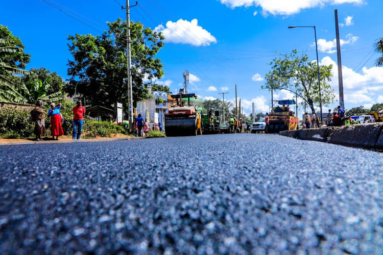 Upper Road in Thika town.