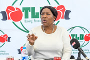 Joyce Kungwane of TLB during the Still Alive and Punching Tournament press conference at Klipspruit Sports Centre on October 01, 2020 in Johannesburg, South Africa.