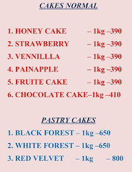 Udupi Sweets And Bakers menu 3