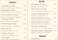 Salato cafe and restaurant menu 1