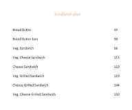 Sandwich Plus menu 1