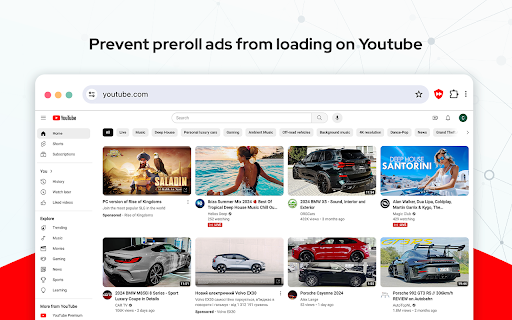 InstantAdSkip: Zero YouTube Ads