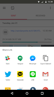 Send Anywhere (Dateitransfer) Screenshot