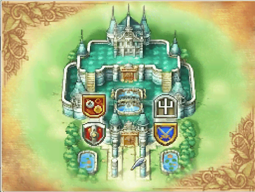 ドラクエ6＿フォーン城のマップ