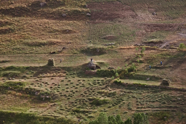 Alba in valle di parviz