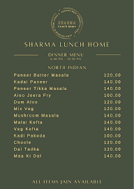 Sharma Lunch Home menu 7