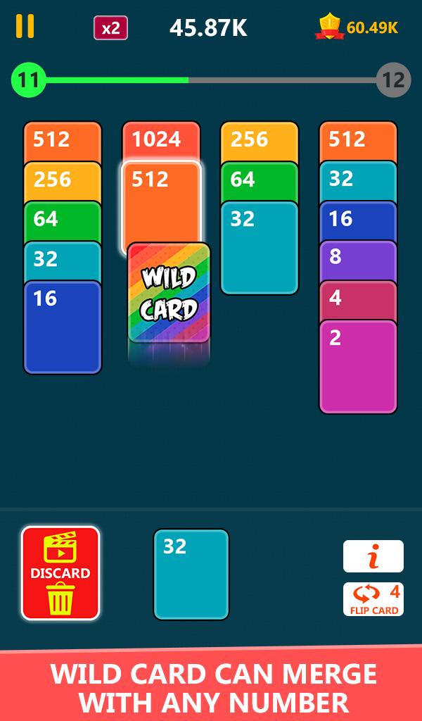 2048 солитер. 2048 Solitaire. 2048 Zen Cards. Игра Солитер косынка.