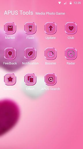 Sweetheart-APUS Launcher theme