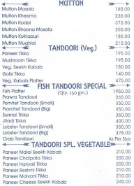 Hotel Shalu menu 7