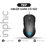 Chuột Chơi Game Inphic Pb1P Có Dây 6 Nút 4000 Dpi Tùy Chỉnh Dùng Cho Game Thủ Chuyên Nghiệp - Chính Hãng