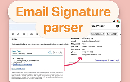 Email Signature Parser small promo image