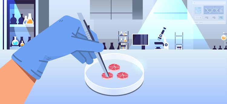 Lab-produced meat is a win-win — no slaughtering of animals and it's kind to the environment.