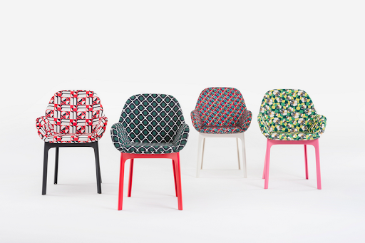 Kartell x La DoubleJ Assorted Red & Green Armchairs