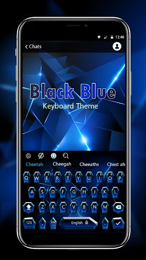 Black Blue Keyboard