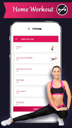 Female Fitness Legs Abs Butt 30 Days Home Workout