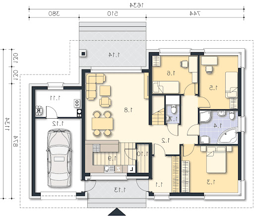 Bastia DCB111 - Rzut parteru