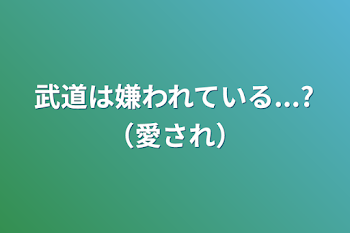 武道は嫌われている...?（愛され）