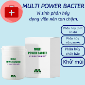 Multi Power Bacter Vi Sinh Phân Hủy Dạng Viên Nén Tan Chậm - Multi Giúp Cá Khỏe Nước Trong - Hingaostore.