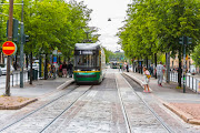 Helsinki, the capital of Finland. Stock photo.