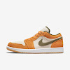 air jordan 1 low se white / light curry / white / medium olive