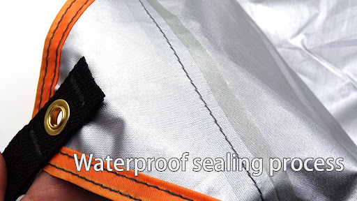 Title 5, Rainproof and Sunscreen Beach Coated Silver Can...