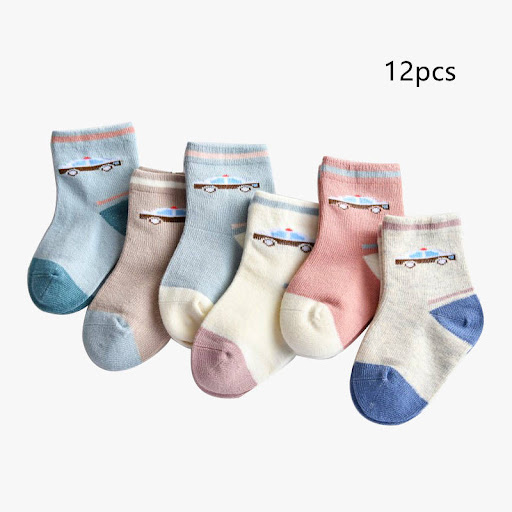 Title 8, Childrens Tube Socks Boy Baby Warm Cartoon Kee...