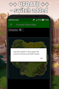 Fortnite Map with Chests