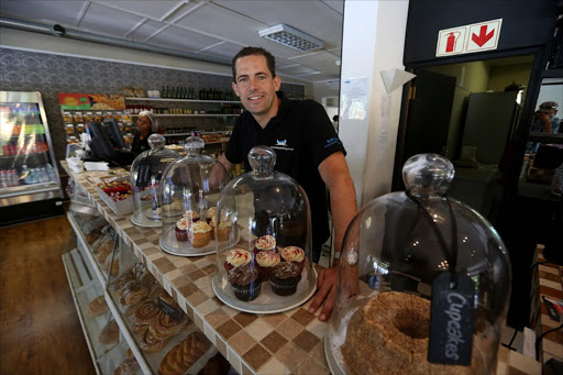 Hero Frans van Sittersat his Bakery in Tokai .