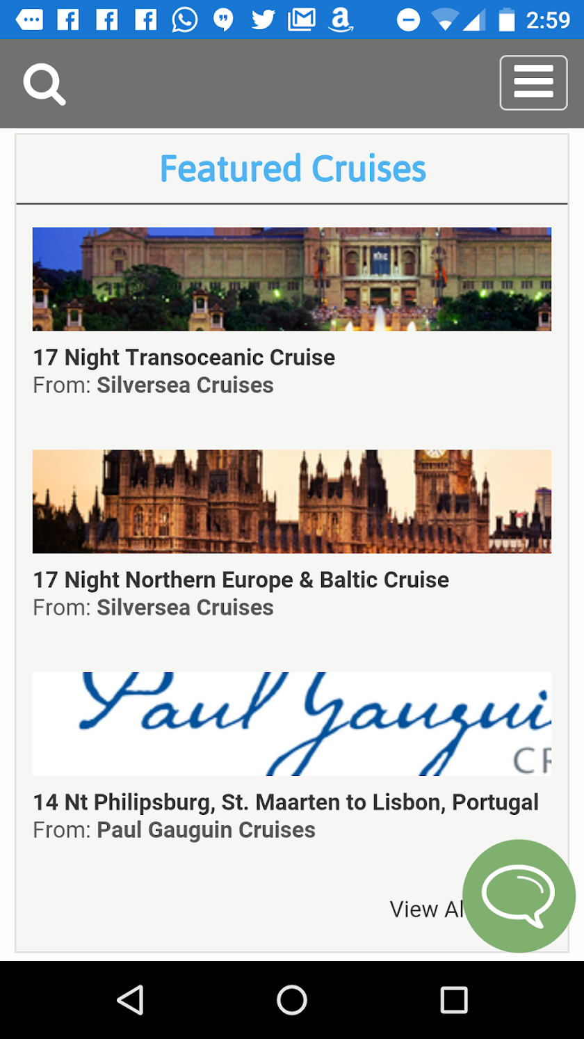 Last Minute Cruises Screen 3