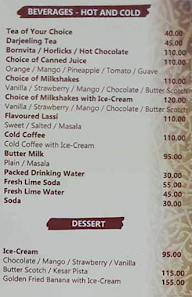 Hotel Archie Regency menu 7