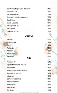 Orale Sky Bar menu 3