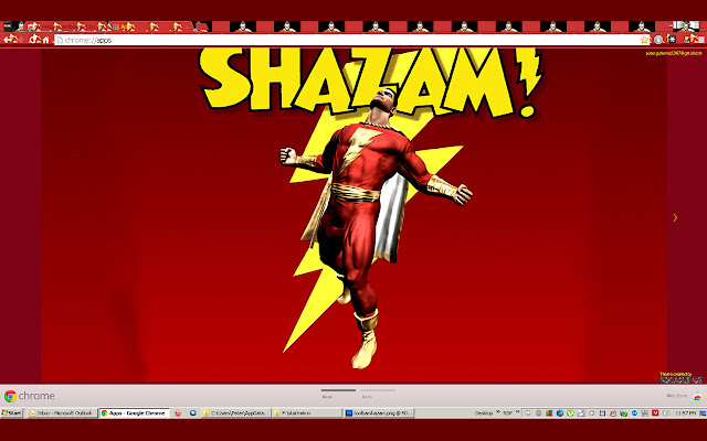 Shazam in Red chrome extension