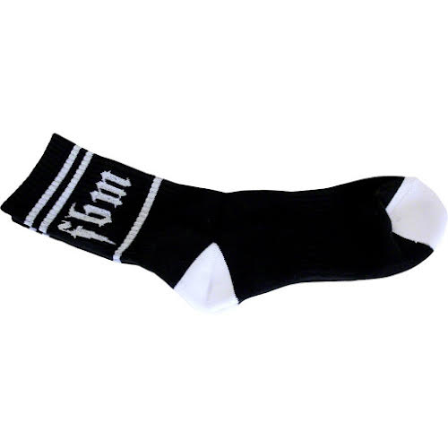 FBM Socks: Black/White, One Size