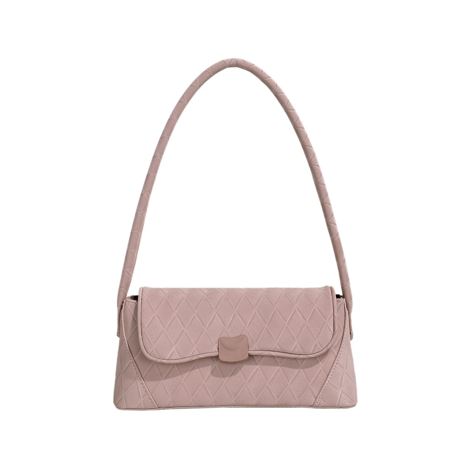Sac à bandoulière femme, style français ancien, design simple et texture sophistiquée, parfait pour le travail et les déplacements quotidiens, très polyvalent.