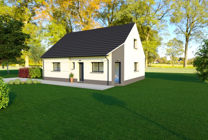  Vente Terrain + Maison - Terrain : 450m² - Maison : 110m² à Les Grandes-Ventes (76950) 