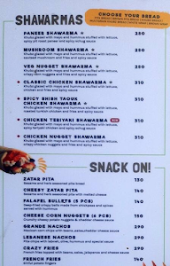 Falafel's menu 5