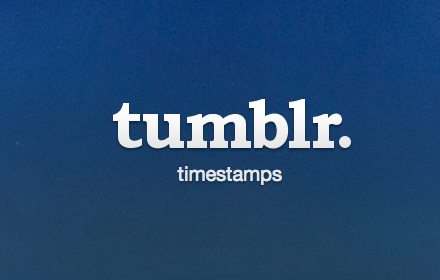 Tumblr Timestamps small promo image