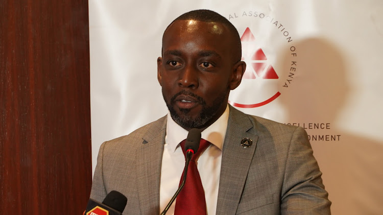 The Architectural Association of Kenya (AAK) president Arch Wilson Mugambi during the launch of the Healthy Homes Guidelines and Checklist developed by AAK and Habitat for Humanity International on November 18, 2022