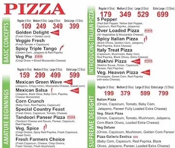 Pizza Galleria menu 