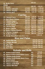 Jawahar Hotel menu 5