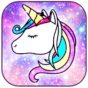 Galaxy Unicorn Shiny Glitter Theme 1.1.2 Icon