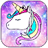 Galaxy Unicorn Shiny Glitter Theme1.1.2