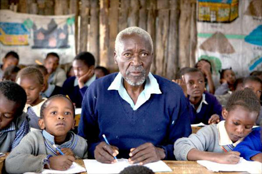 THE FIRST GRADER: Oliver Litondo in a scene from the movie.