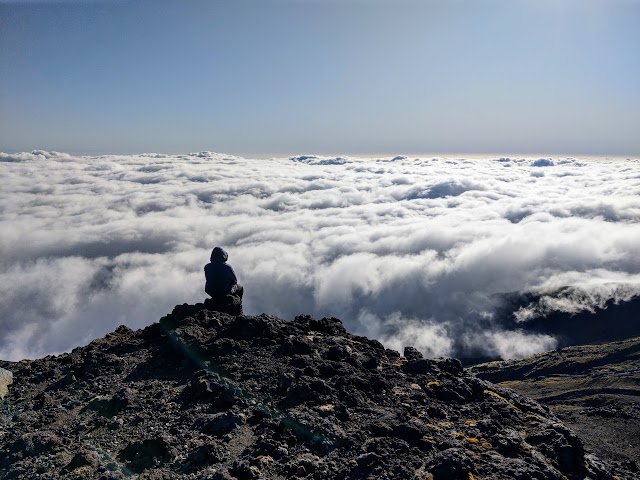 Syme Hut sea of clouds