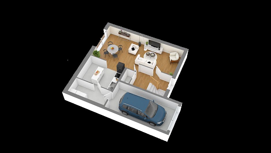 Vente maison neuve 4 pièces 84.59 m² à Mazingarbe (62670), 178 192 €