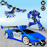 Cover Image of Herunterladen Police Eagle Robot Transformation:Free Robot Games 1.0.2 APK