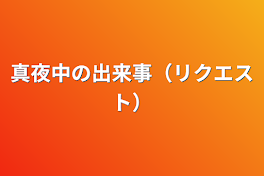 真夜中の出来事（リクエスト）