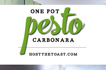 One Pot Pesto Carbonara